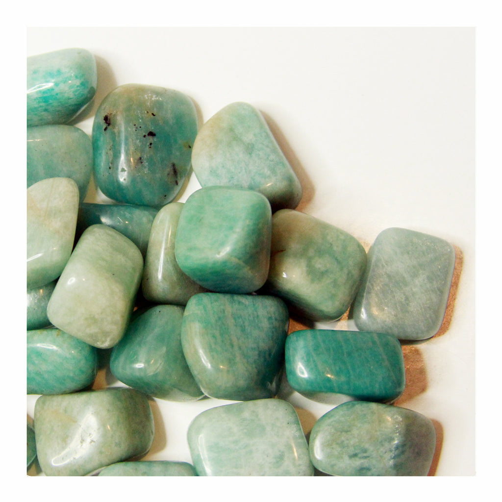 Amazonite - Tumbled Stones - Crystalline Tribe