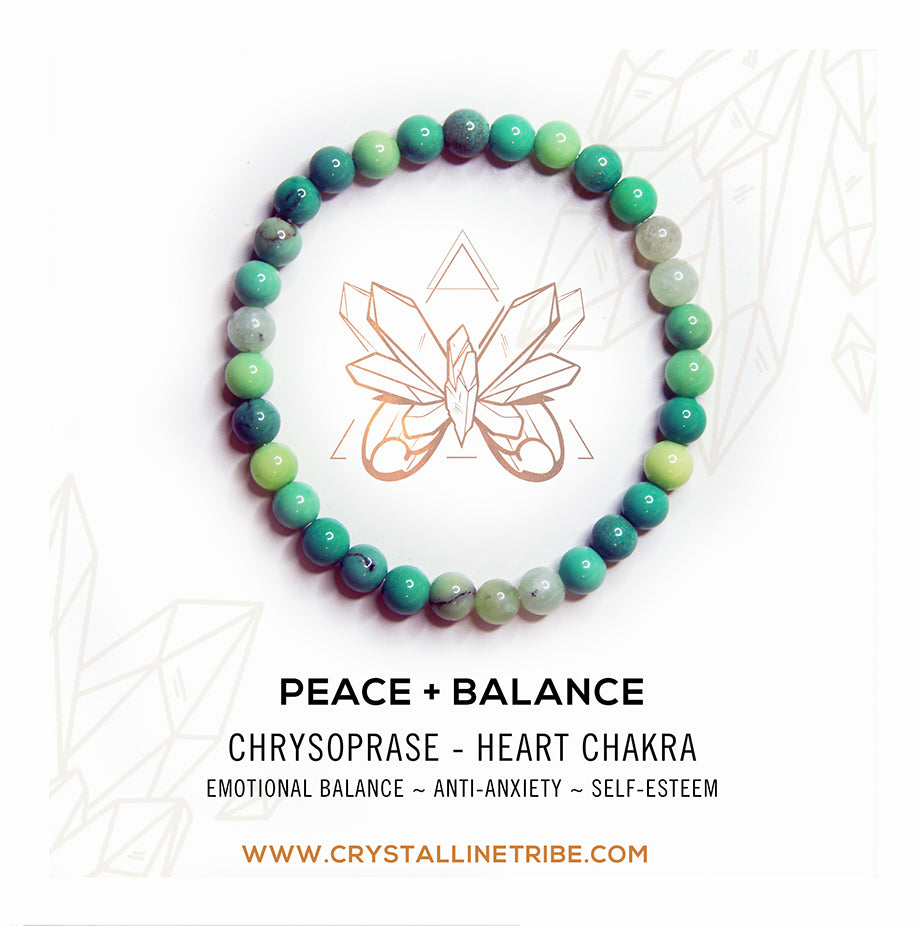 PEACE + BALANCE Bracelet - Crystalline Tribe