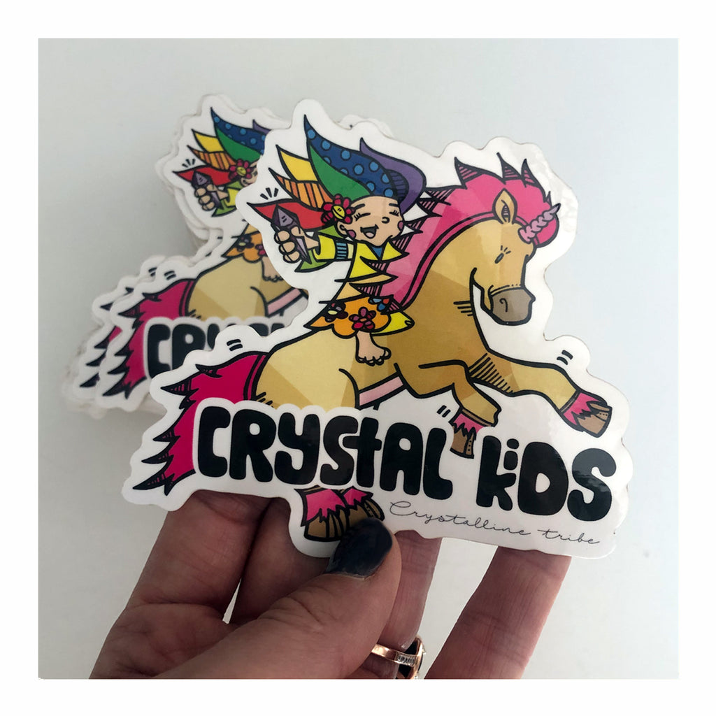 Crystal Kids Sticker - Crystalline Tribe