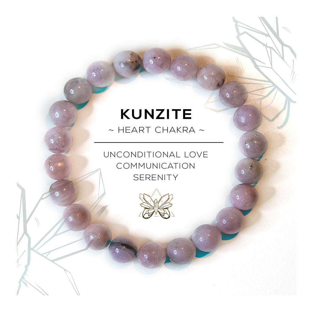 Kunzite Bracelet - Crystalline Tribe