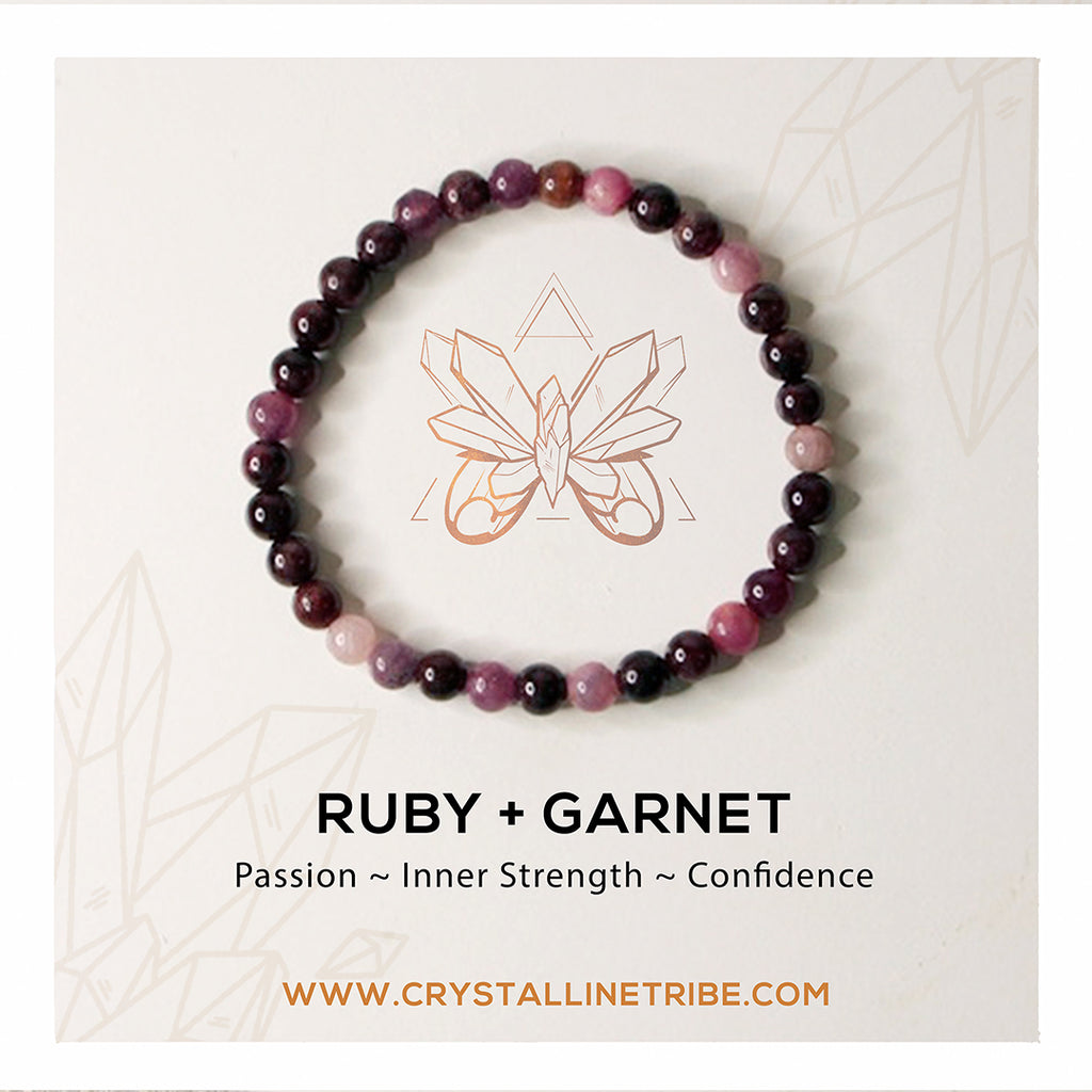 Ruby + Garnet - Crystalline Tribe