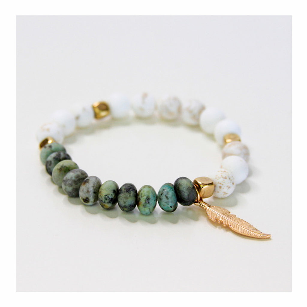 AFRICAN TURQUOISE & WHITE TURQUOISE - Crystalline Tribe