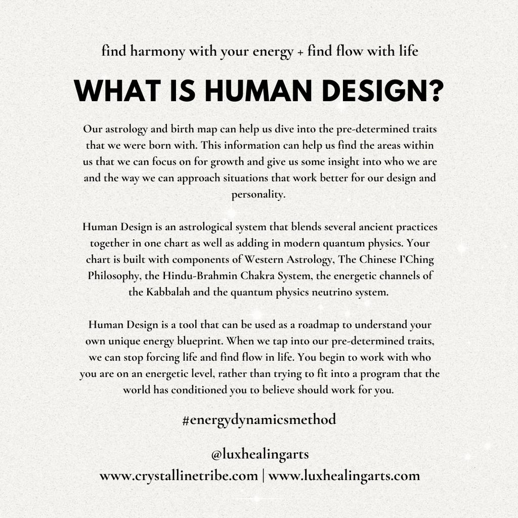 01.21.25: Energy Dynamics- Using Human Design to live a more aligned life