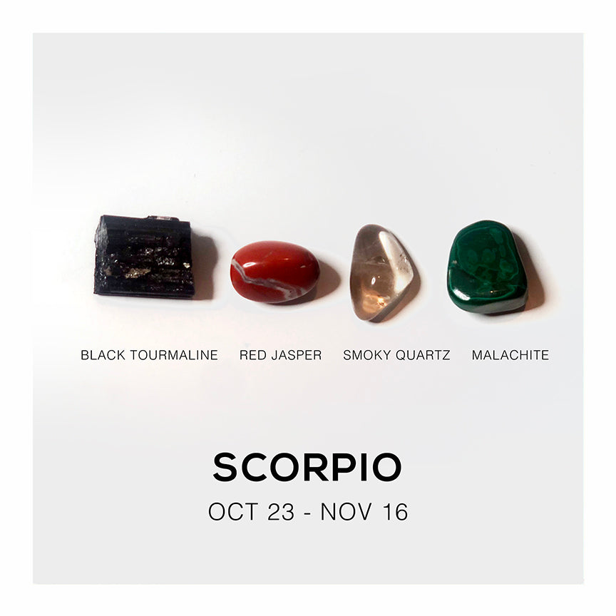 Scorpio Rinestone Color Scorpio Crystal Set – Crystalline Tribe